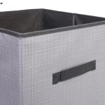 Короб - органайзер складной для хранения вещей «ЭФОЛТ», цвет пыльно - серый, 31*31*31см✦