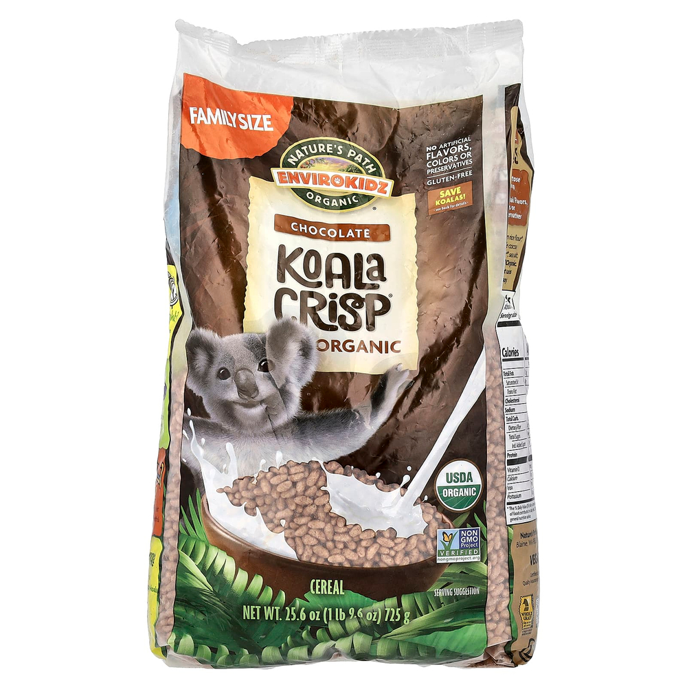 Nature's Path, EnviroKidz, органические хлопья Koala Crisp®, со вкусом шоколада, 725 г (25,6 унции)