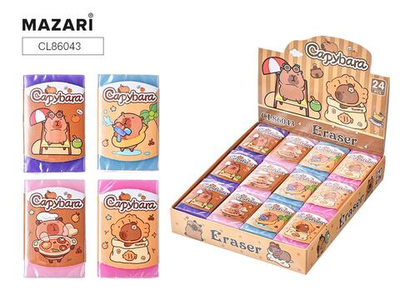 Ластик "Капибара" 4.4*2.8*1см (Mazari)