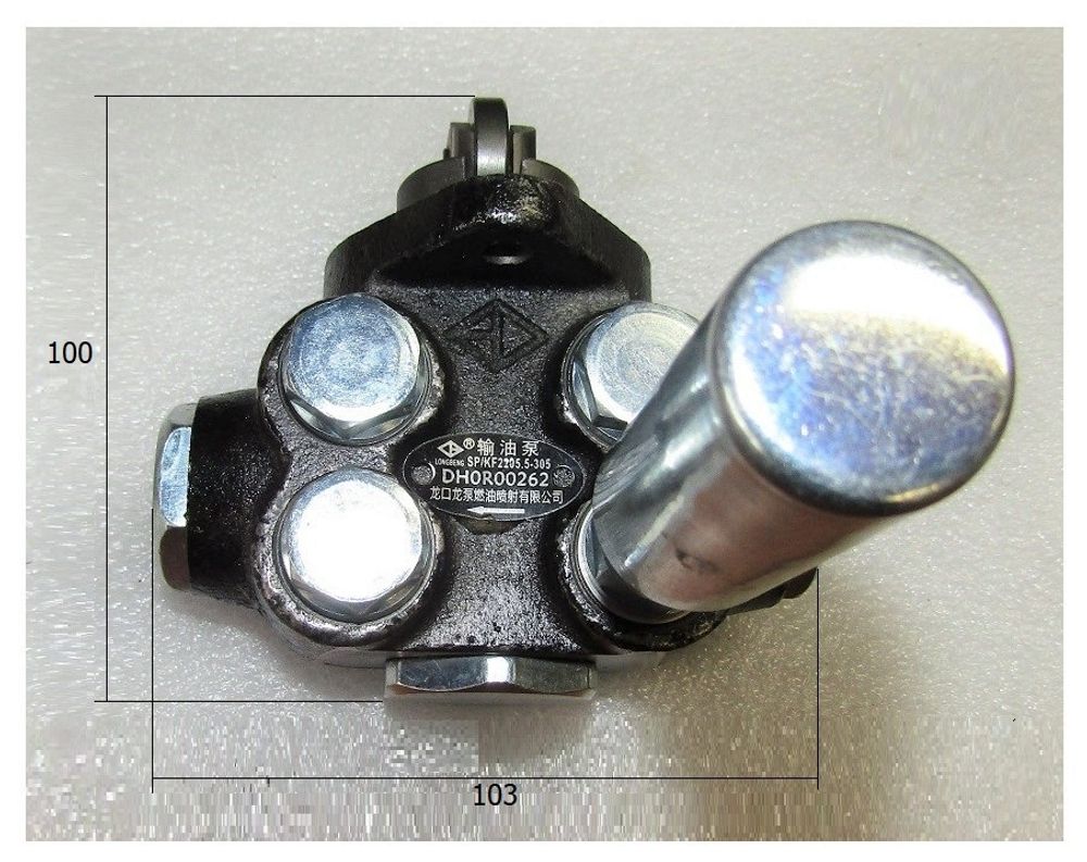 Насос ручной подкачки топлива SDEC SC13G420D2;TDS 280 6LT (фланец 53х68 мм,правый )/Hand Primer pump SR/KF 2205.5-305; SP/KF 2405,DYM202102285-305 ,6