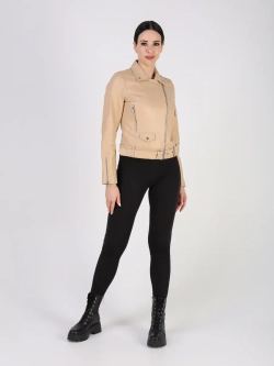 Кожаная куртка демисезонная косуха