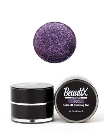 Beautix Гель-глиттер Painting Gel №306