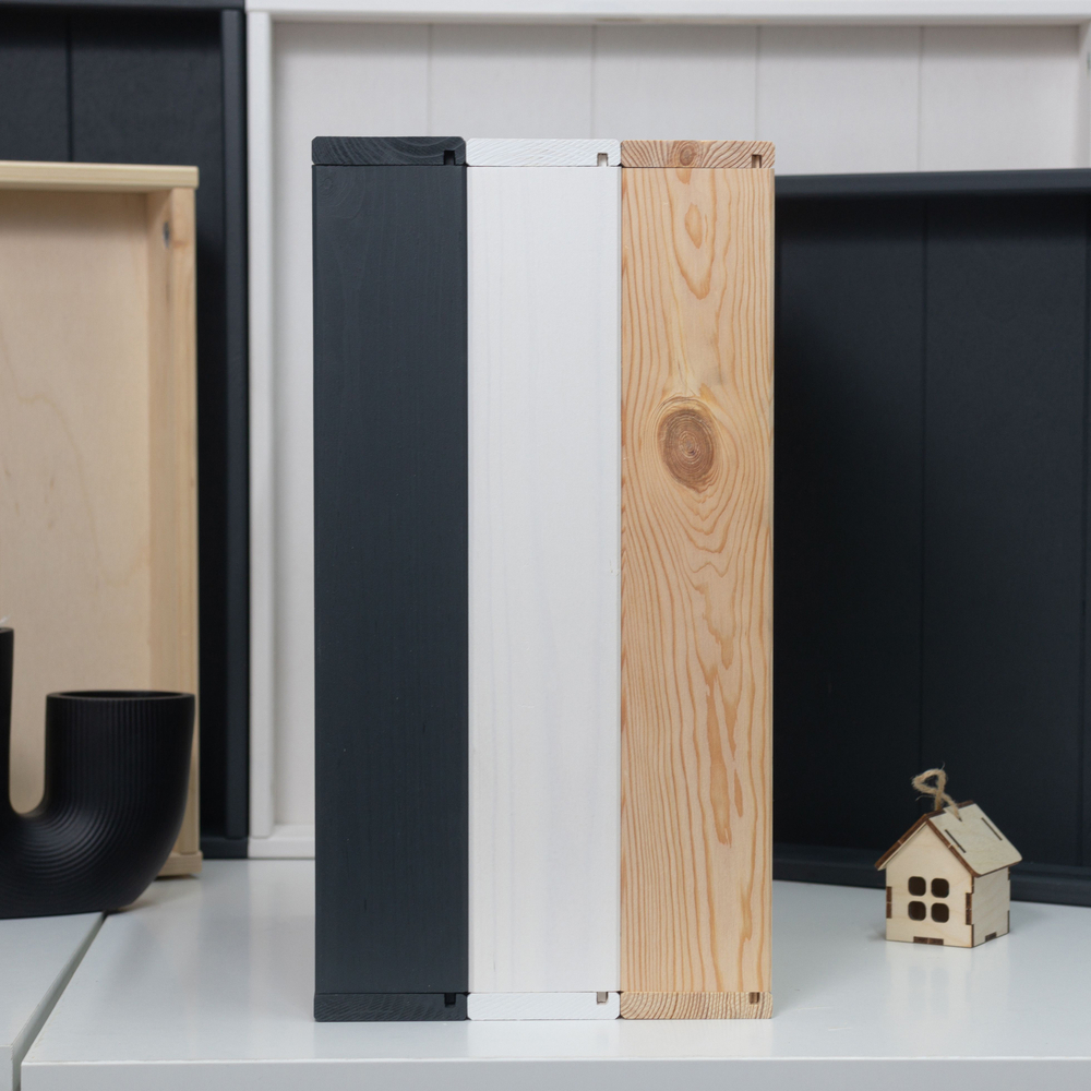 Поднос, 38х28, Флоутард, столик для завтрака в постель, для кухни, деревянный, серый, Dipriz