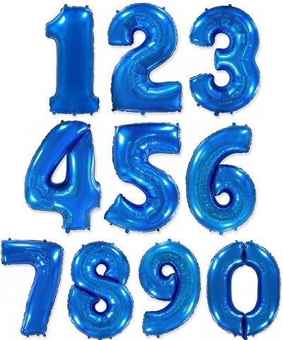 ЦИФРА, СИНИЙ, В АССОРТИМЕНТЕ