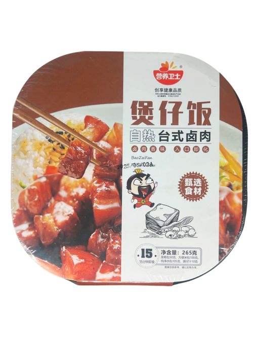 Саморазогревающийся рис Shandong Свинина Тайвань 265 г