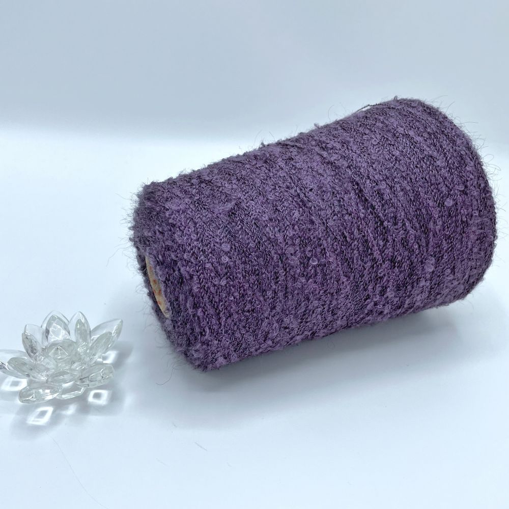 Бобинная пряжа для вязания (300 гр) Букле Фламме Lagopolane 30% кид мохер 30% нейлон 40% полиакрил