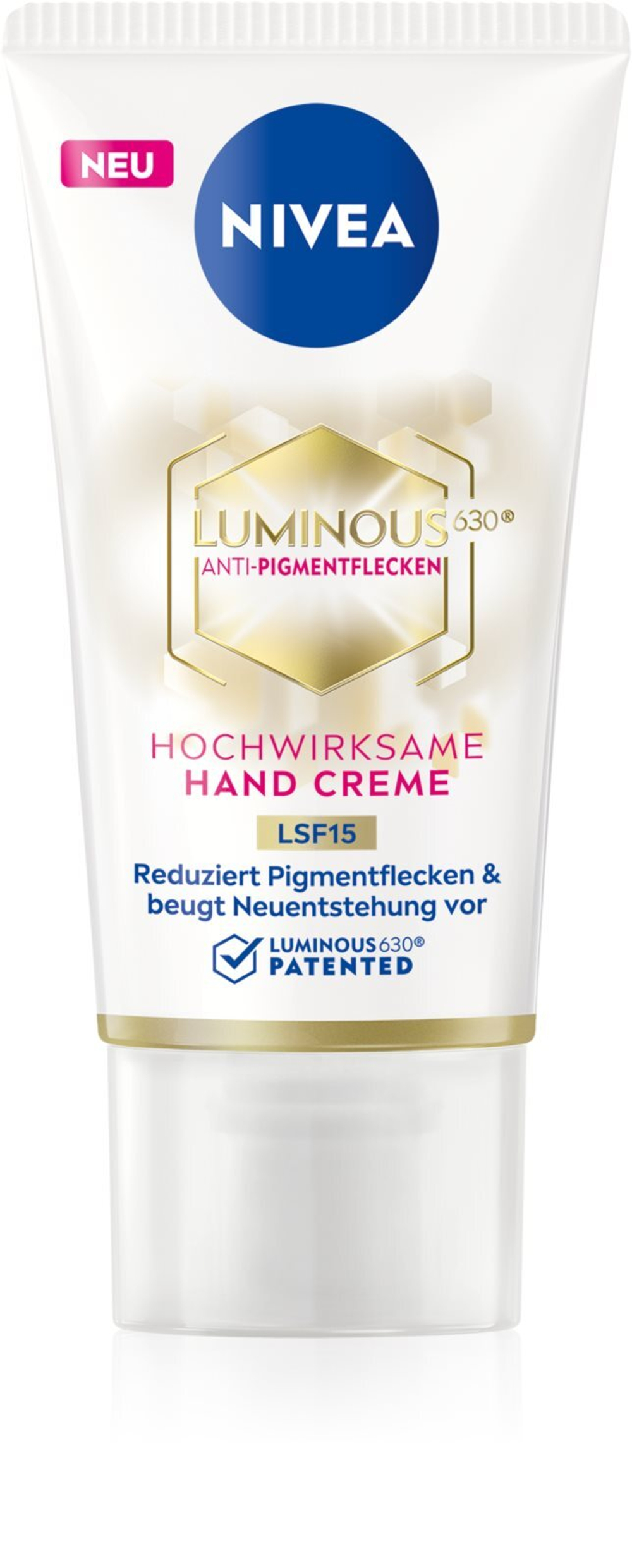 Nivea Cellular Luminous 630 - крем для рук против обесцвечивания кожи /  SPF 15 50  ml  / GTIN 42420187