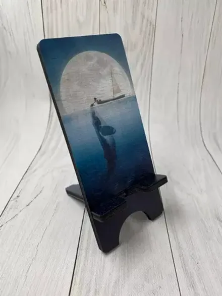 Подставка для телефона деревянная