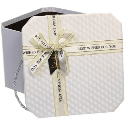 Коробка подарочная «Близкому человеку» 19*19*14 см, белый