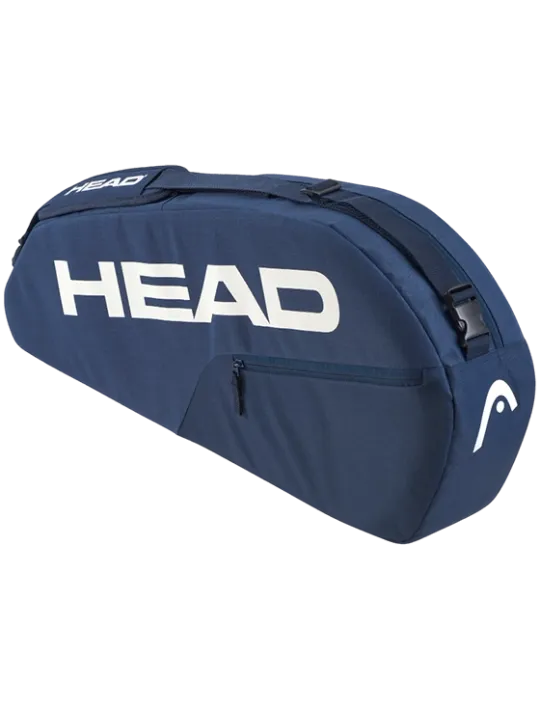 Сумка-чехол HEAD Base Racquet Bag S, с карманом, на 3 тен.ракетки, темно.синий