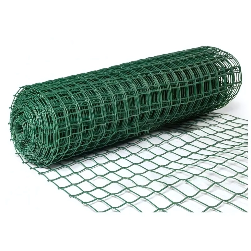 Решетка садовая 50*50 мм 10 м зеленая (аналог 007286)