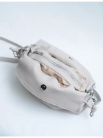 Сумка мешок через плечо средняя натуральная кожа