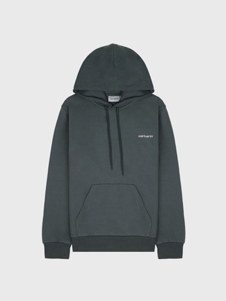 Худи Carhartt WIP Hooded Script Embroidery Dark Green