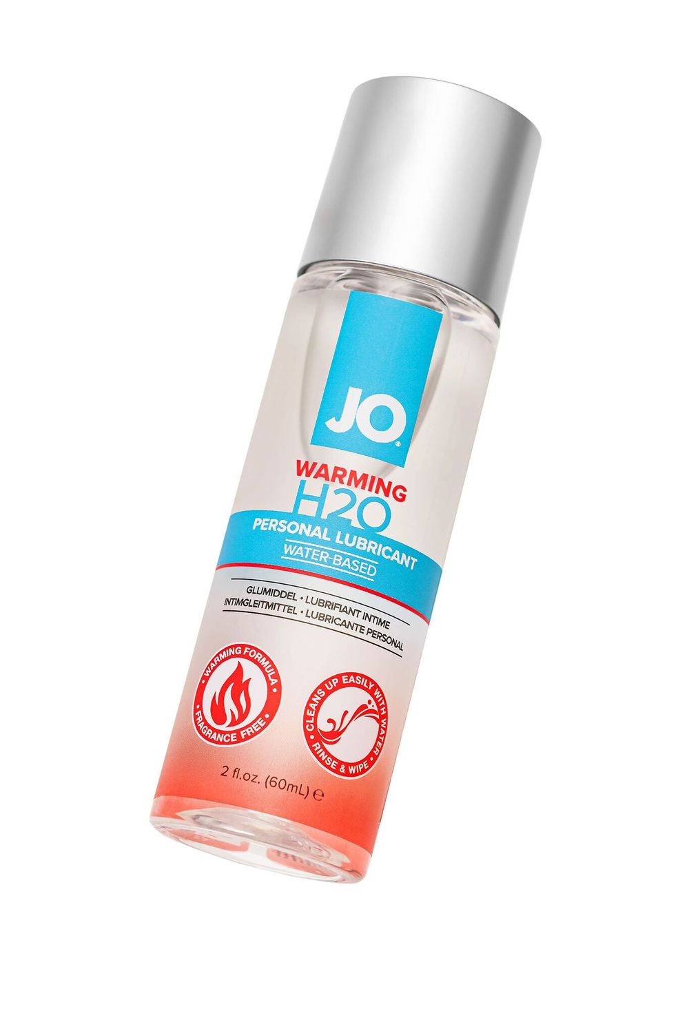 Согревающий лубрикант на водной основе JO Personal Lubricant H2O Warming - 60 мл.