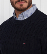 Свитер CLASSIC CABLE Tommy Hilfiger - темно-синий(MW0MW33132)