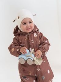 Шапка из смесовой шерсти на подкладе "Овечка" 0+