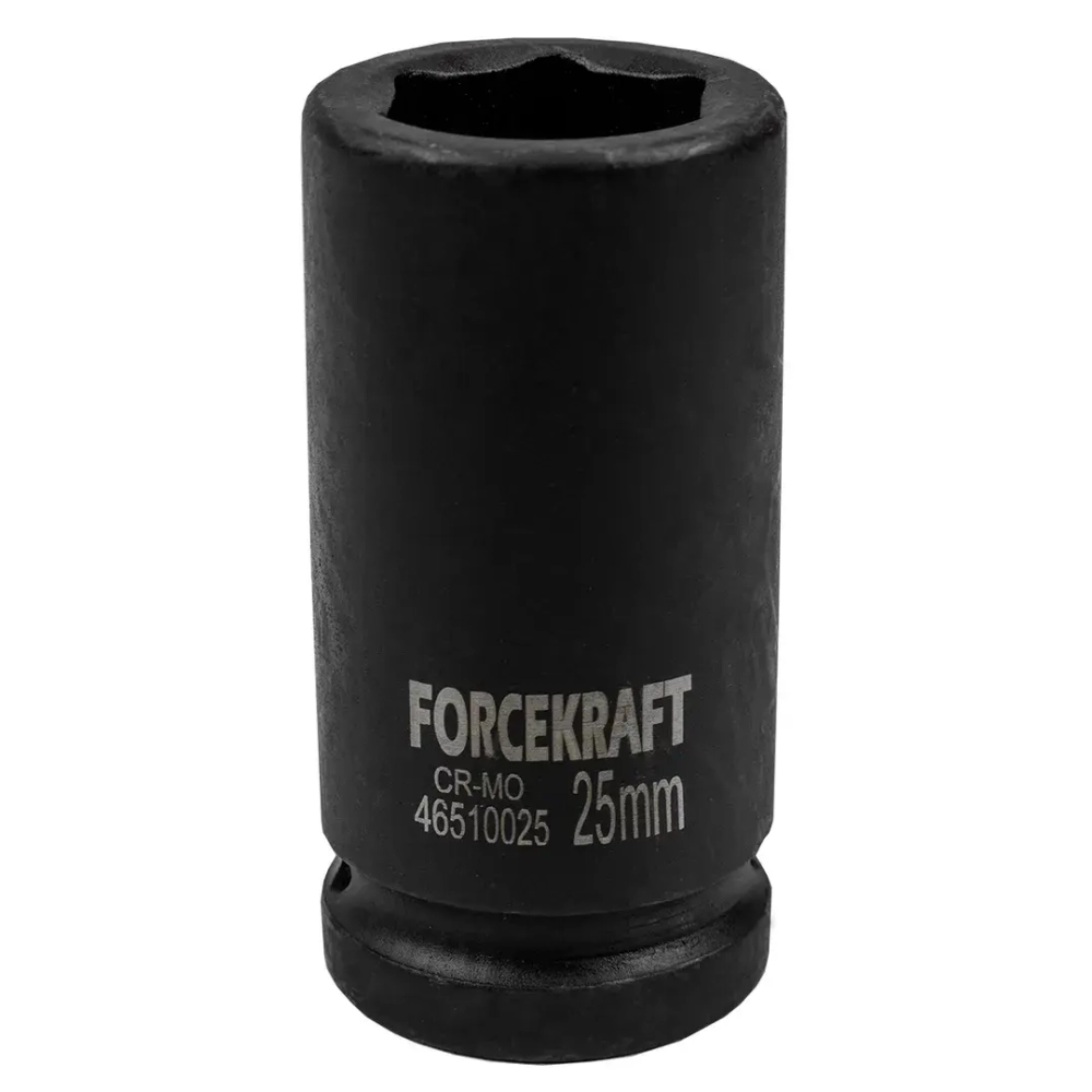 Головка ударная глубокая 3/4'', 25мм (6гр.) FORCEKRAFT FK-46510025