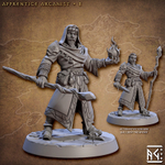 Человек Маг Волшебник Колдун Чародей 1 шт миниатюра для dnd, днд, pathfinder, фентези, Настольная игра, НРИ, Варгейм, РПГ