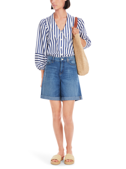 Джинсовые шорты из хлопка