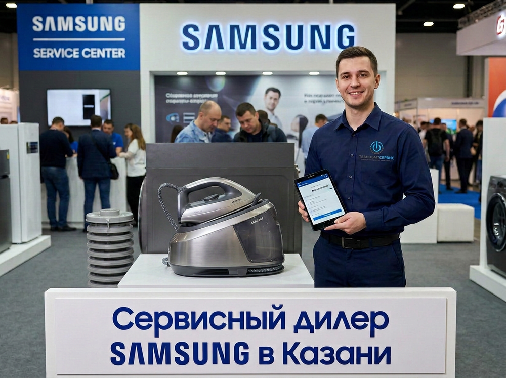 Ремонт паровой станции Samsung в Казани