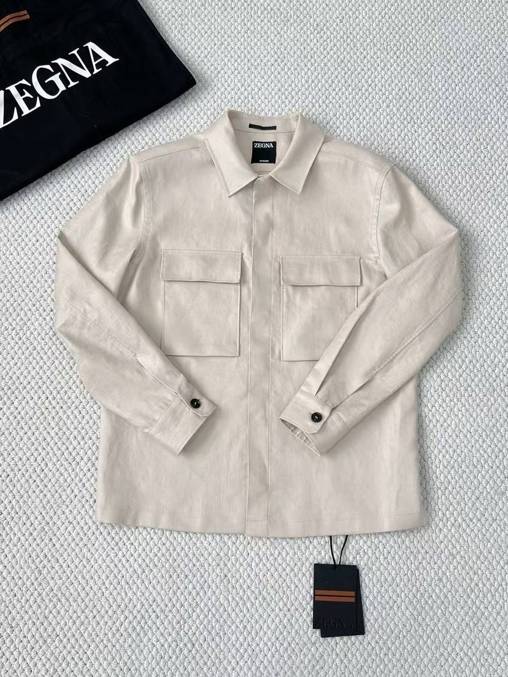 Льняной костюм Ermenegildo Zegna