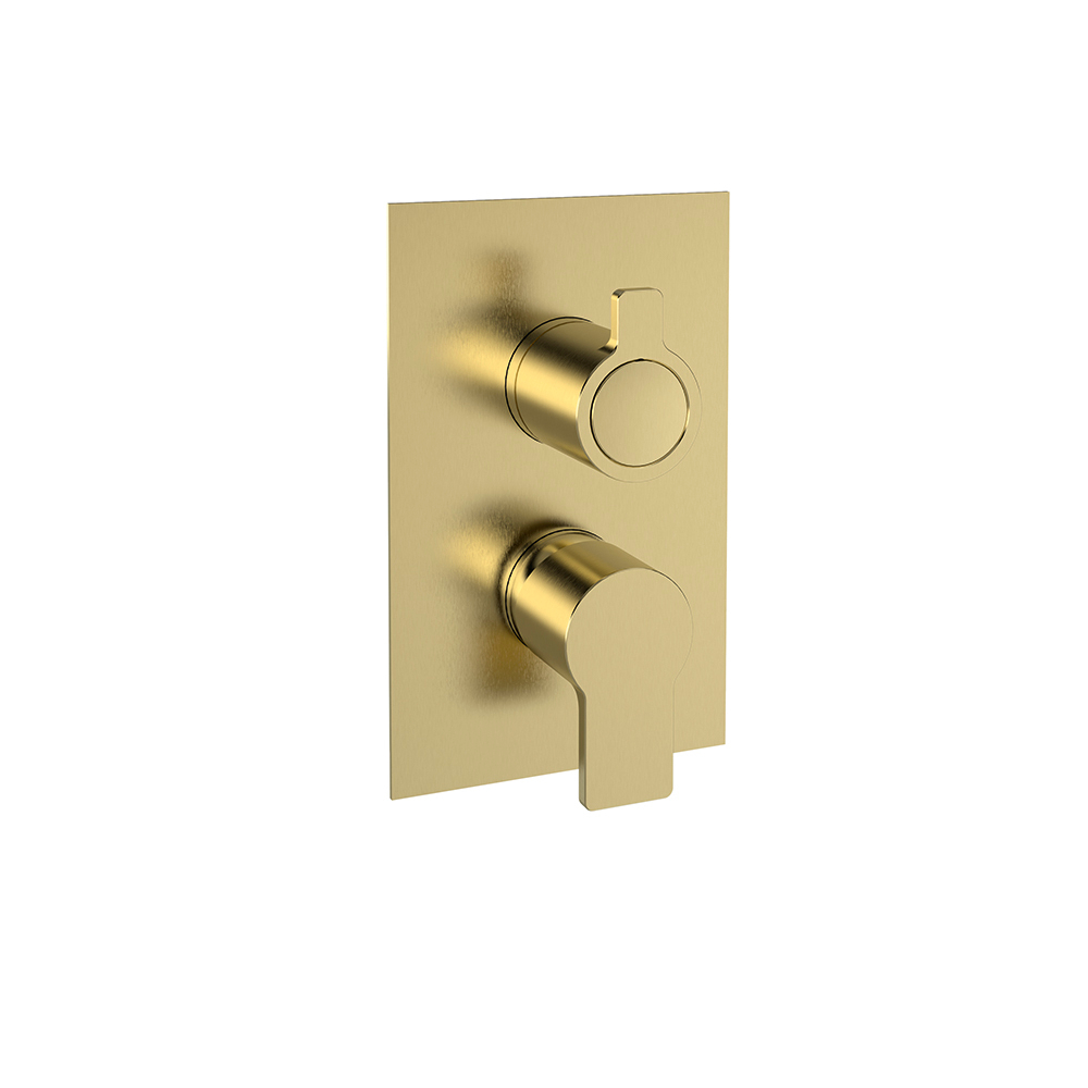 Встраиваемый смеситель для душа на 3 выхода BLAUTHERM 941513KSOC золото