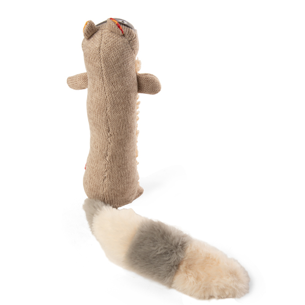 75310 Игрушка для собак Енот с пищалкой 17см, серия PLUSH FRIENDZ, GiGwi