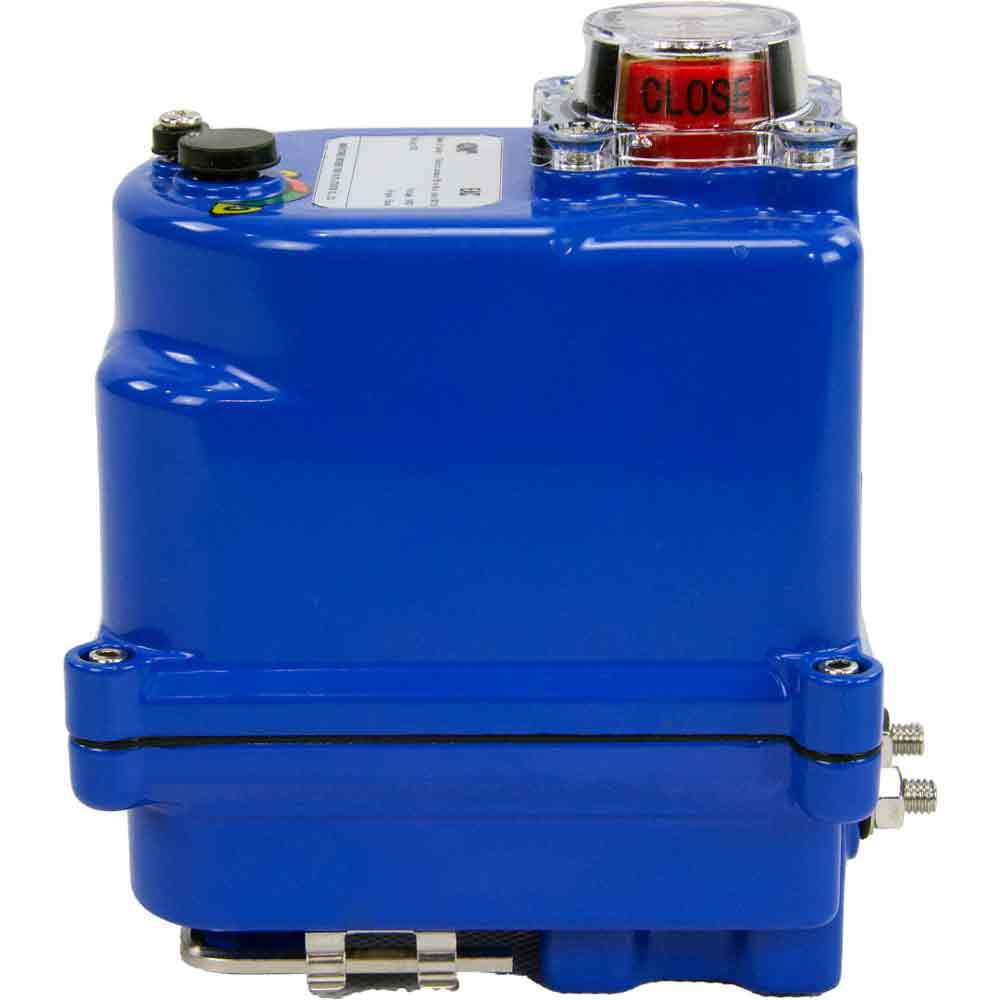 Quarter-turn electric actuator Elephant 003 blue 24 V