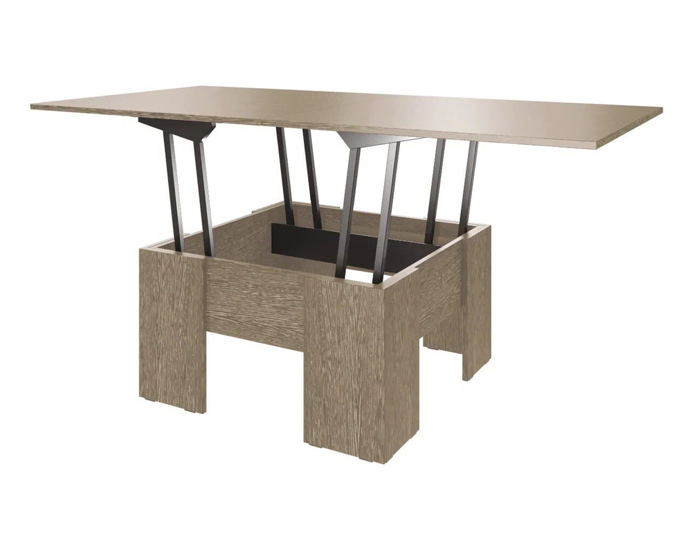 Стол кухонный трансформер, дуб сонома