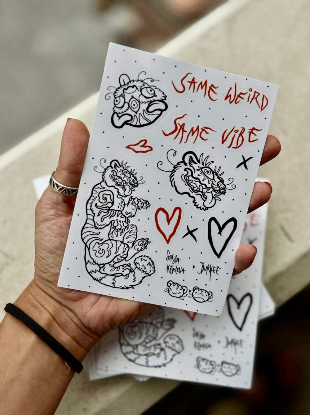 DURPEE x SASHA KISELEVA STICKER PACK