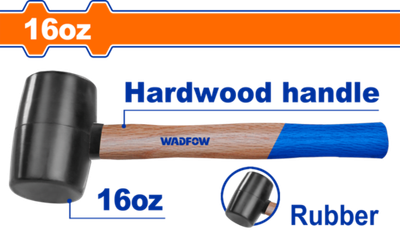 Киянка резиновая 450 г (6/24) WADFOW WMB7302