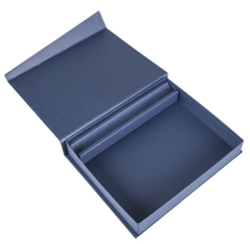 Коробка Duo под ежедневник и ручку, темно-синяя