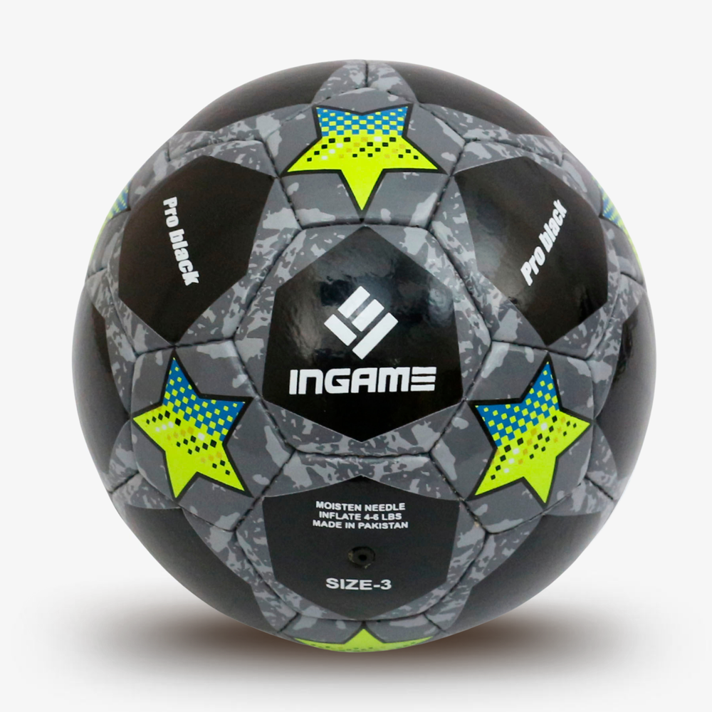 Мяч футбольный Ingame Pro Black №3