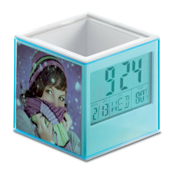 Подставка для ручек с часами