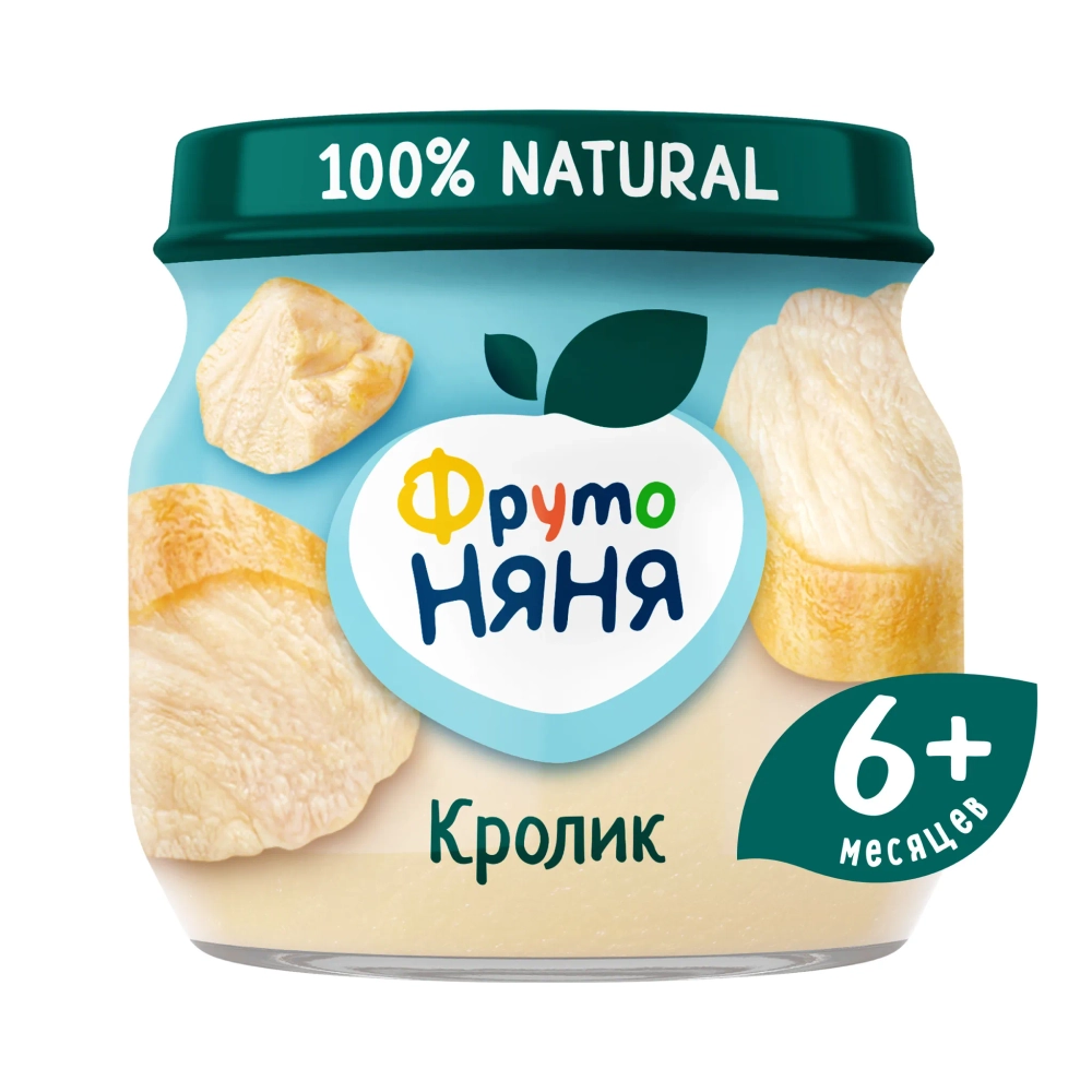 Фрутоняня пюре Мясное Кролик 80г с 6 месяцев