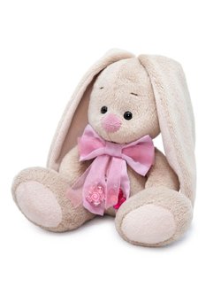 Мягкая игрушка Зайка Ми в банте с подвесками 15 см