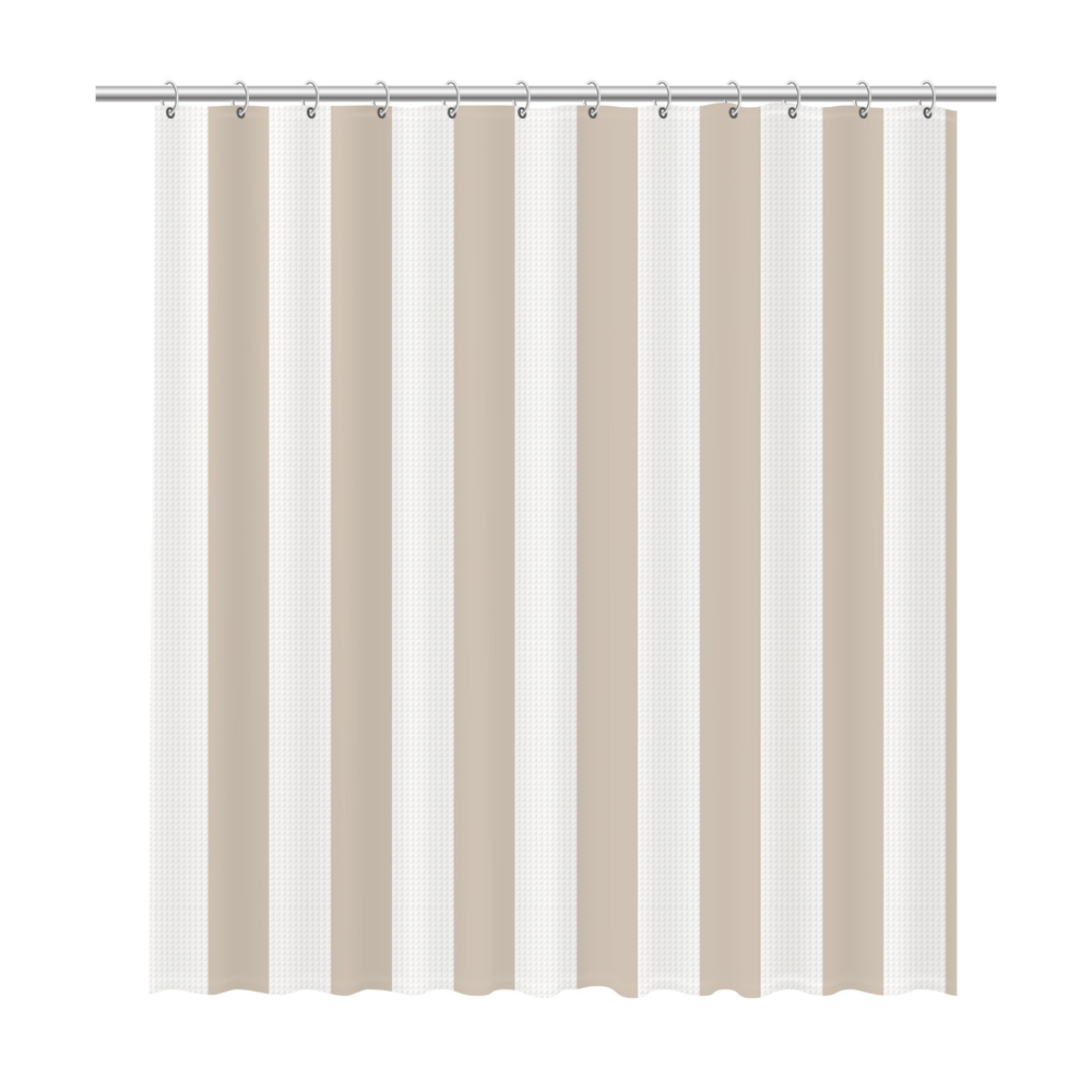 "VAFEL" Шторка для ванной бежевая FX-5020A