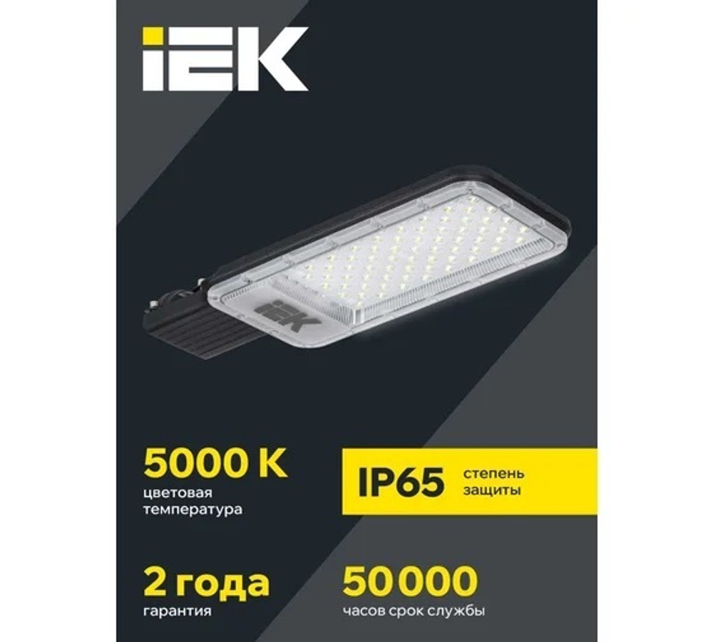 Светильник LED консольный ДКУ 1011-100Ш 5000К IP65 IEK