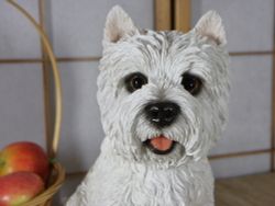 Hotant Статуэтка собаки породы ВестХайлэнд