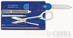 Инструмент карта Victorinox SwissCard Classic, Blue