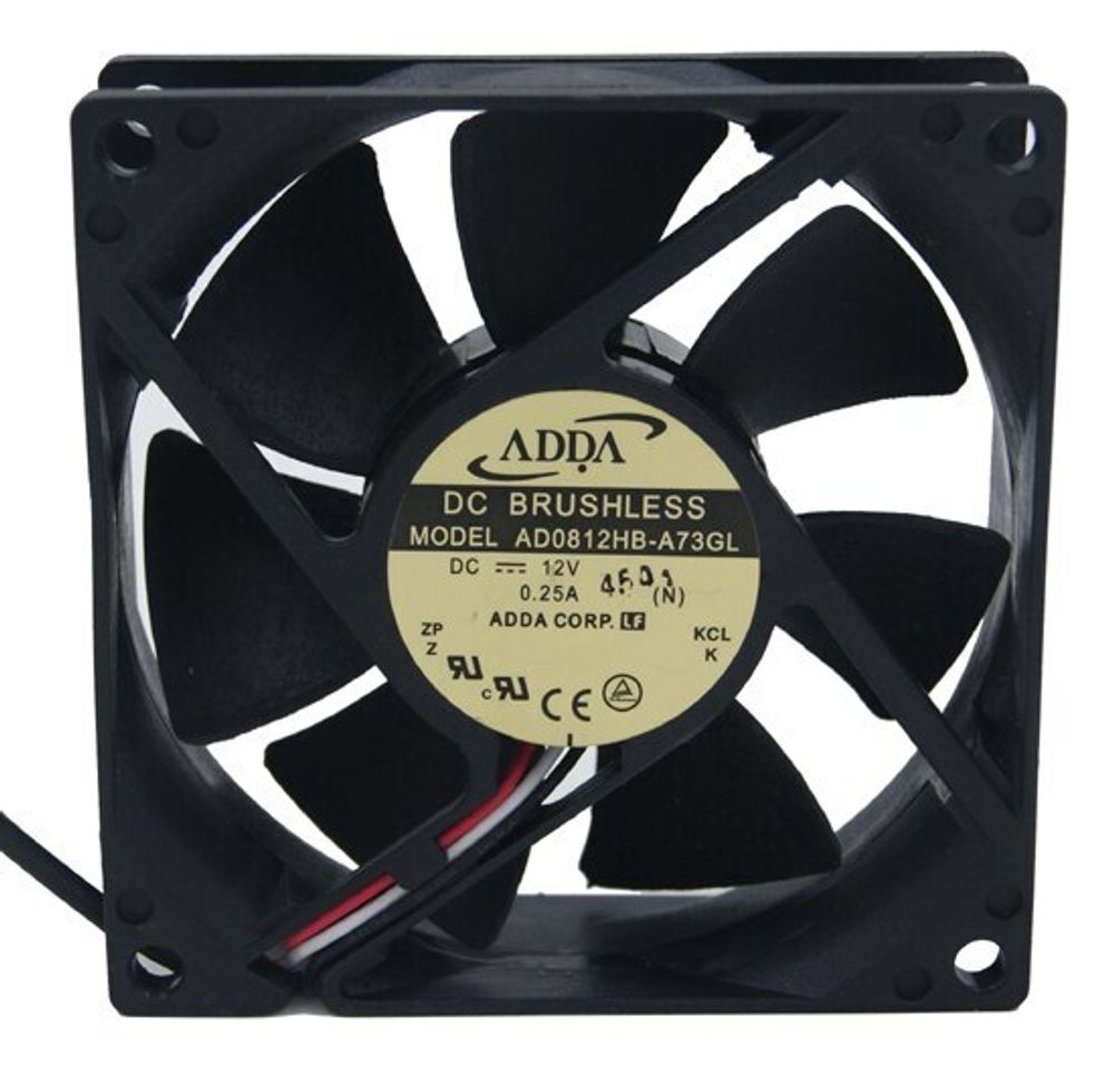 Система охлаждения Delta Fan Dc12v 0.18a 80x80x15mm AD0812HB-D76