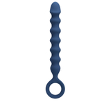 Синяя анальная цепочка - 28,5 см. (Цвет: синий)