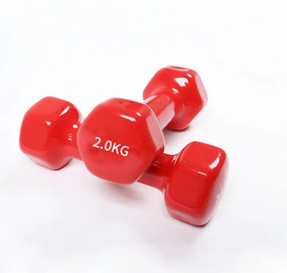 Гантели виниловые 2 кг