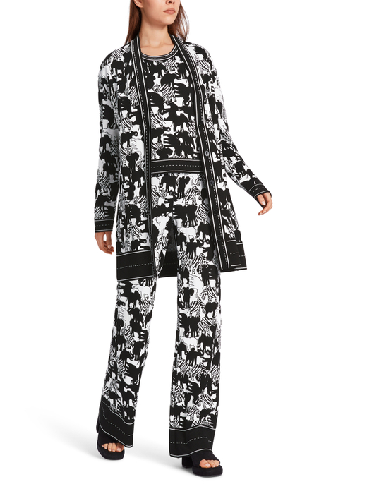 Кардиган из вискозы и хлопка (Knitted in Germany)