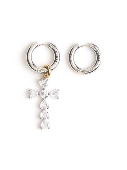 Серьги "Cross Shine" Silver