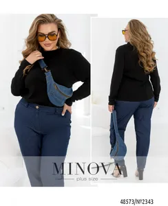 Водолазка 2343-черный Minova