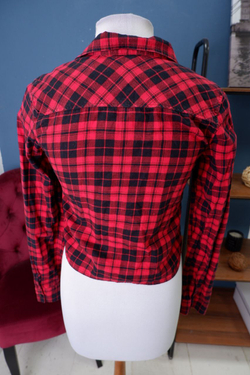 Рубашка H&M укороченная 38 размер