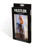 Фантазийные колготки с узором в клетку (Размер: S-M-L) (Цвет: черный)