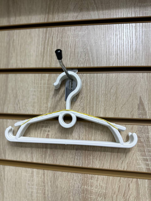 Вешалка детская белая