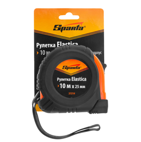 Рулетка 10 м х 25 мм Elastica SPARTA 31314